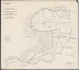 Planung für Westerhever: Planungsunterlage: Landgewinnung 1:10000