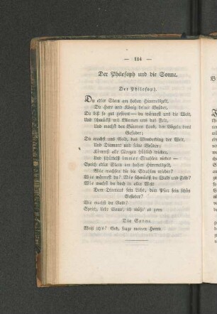 Gedicht: Der Philosoph und die Sonne.