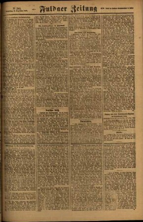 Dritte Ausgabe vom Samstag, den 06. Dezember 1919.