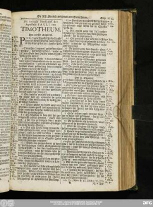 De tweede Sendbrief des Apostels Pauli aen Timotheum.