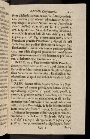 613-618, Interrogatio 999 - 1000