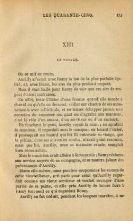XIII. Le voyage