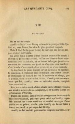 XIII. Le voyage