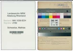Entnazifizierung Mathias Schwartze , geb. 10.03.1886 (Stadtbauinspektor)