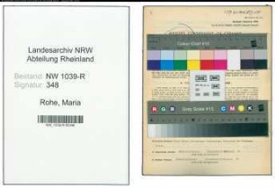 Entnazifizierung Maria Rohe , geb. 23.03.1921 ()