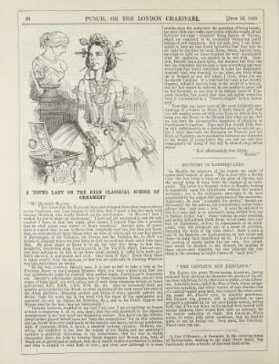 A young lady on the high classical school of ornament