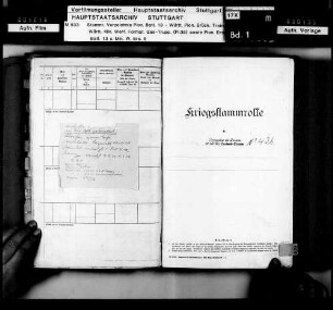 Kriegsstammrolle des Stabs des II. Pionier-Bataillons 426