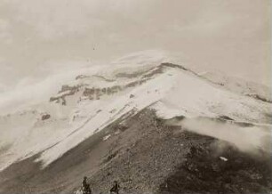 Eishänge an der Nordwestseite des Chimborazo