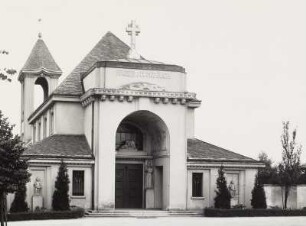 Mittweida, Friedhofskapelle : Mittweida. Friedhofskapelle, Chemnitzer Straße. Eingangsseite