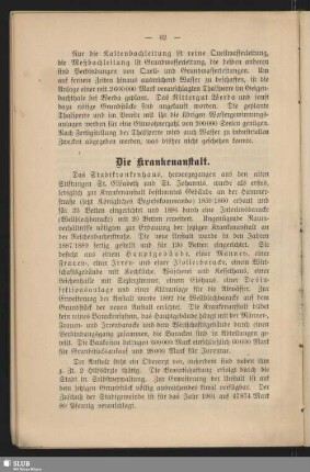 Die Krankenanstalt