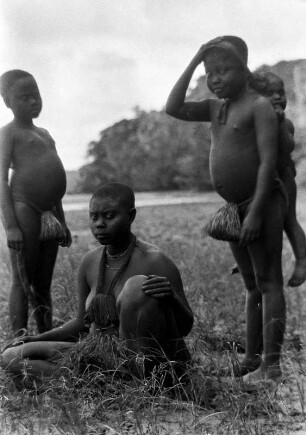 Onge Familiengruppe (Deutsche Indien-Expedition 1926/1929 - 4. Andamanen)