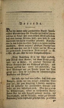 Dominikus Anton Filippi's Italiänische practisch-theoretische Sprachlehre für Deutsche