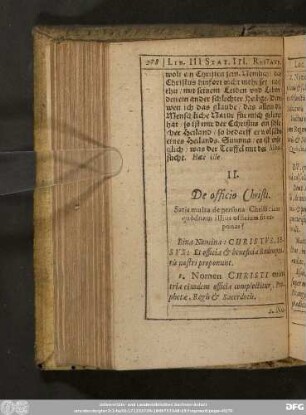 II. De officio Christi.