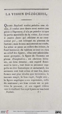 La vision d'Ézéchiel
