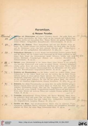 Keramiken (Nr.1-43)