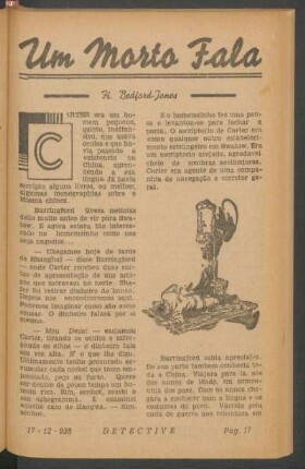Um morto fala : [Grande novella]