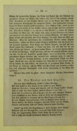 14. Der Räuber und das Crucifix