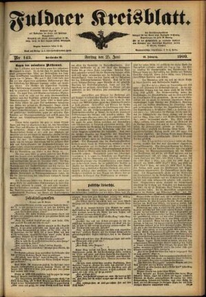 Ausgabe vom Freitag, den 25. Juni 1909.