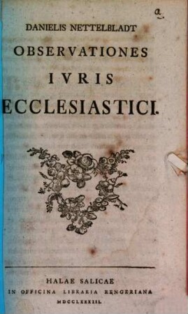 Observationes iuris ecclesiastici
