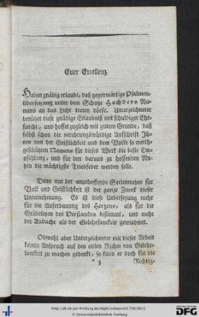 Euer Exzellenz!