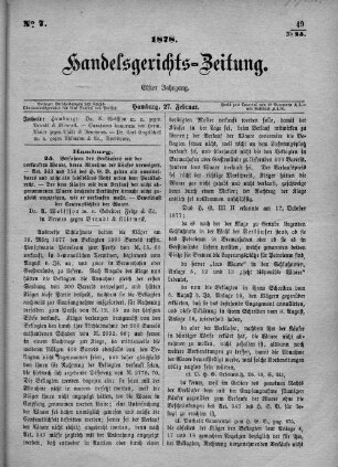 No. 7. 27. Februar 1878