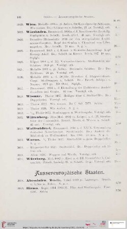 Aussereruopäische Staaten (Nr. 3038-3083)