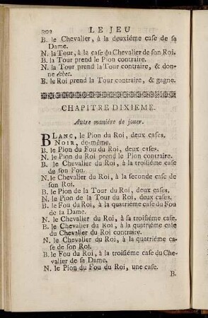 Chapitre Dixieme