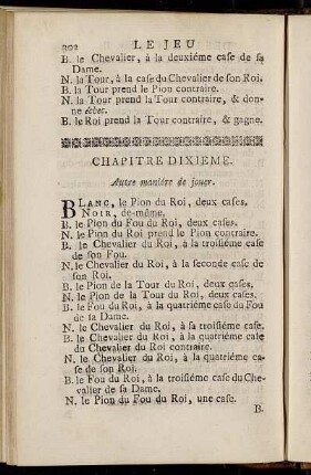 Chapitre Dixieme