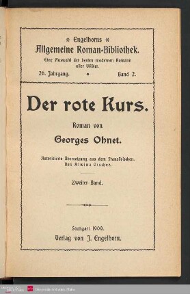 2: Der rote Kurs : Roman