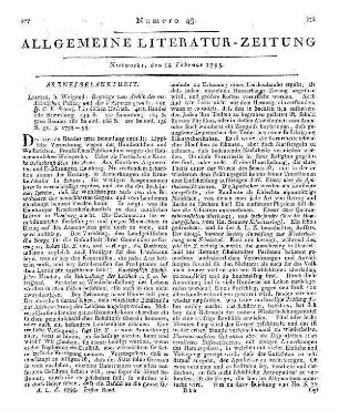 Beiträge zum Archiv der medizinischen Polizei und der Volksarzneikunde. Bd. 4-5. Hrsg. v. J. C. F. Scherff. Leipzig: Weygand 1793-95