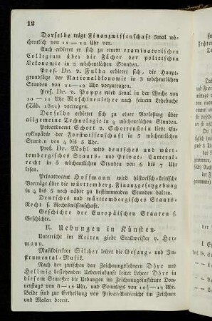 12-13, K. Uebungen in Künsten