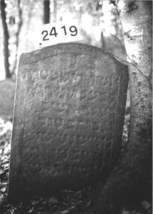 Grabstein 2419