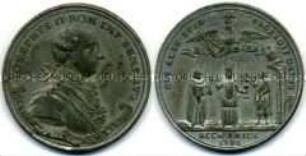 Medaille auf die Religionsfreiheit von Protestanten und Juden