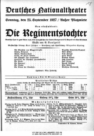Die Regimentstochter