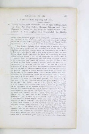 c. Karls kaiserliche Regierung 801 - 814