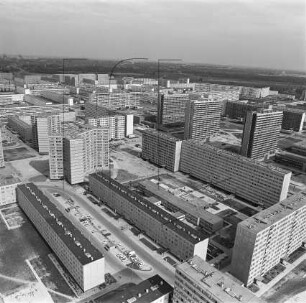 Wohnkomplex IV in Halle-Neustadt : Blickrichtung Südosten