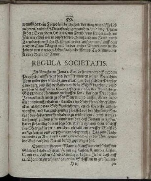 Regula Societatis