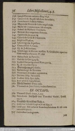 [Libri] In Octavo