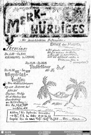 1989,Juli/Aug.: Merkwürdiges