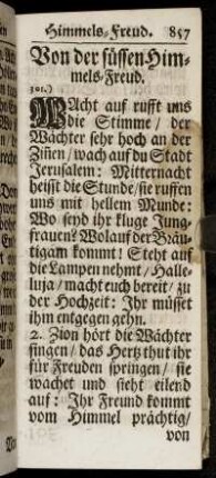 Von der süssen Himmels-Freud.