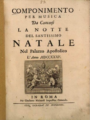 Componimenti per musica