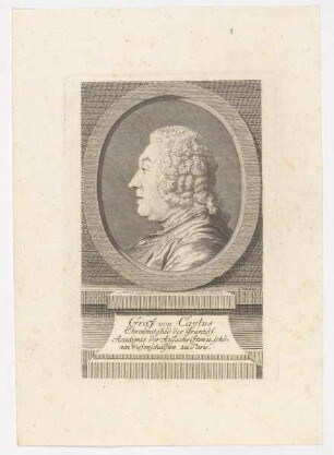 Bildnis des Graf von Caylus