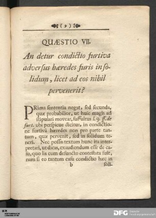 Quæstio VII.