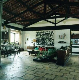 Brasilien. Salvador (Bahia). Atelier und Werkstatt des Malers und Druckgraphikers Hansen-Bahia (1915-1978)