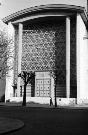 Straßburg: Synagoge, Eingangsfront