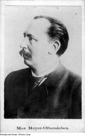 Meyer-Olbersleben, Max