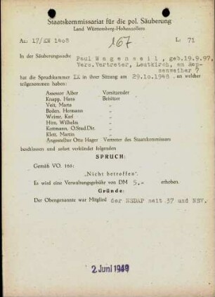 Wagenseil, Paul
