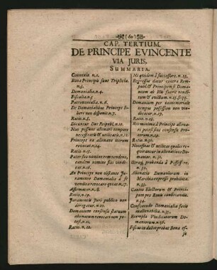 Cap. Tertium. De Principe Evincente Via Iuris.