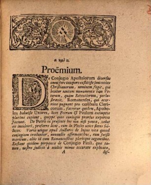Diss. philol. quaestionem, an Paulus habuerit uxorem, expendens
