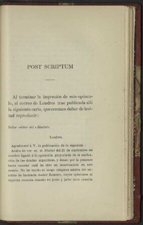 Post scriptum